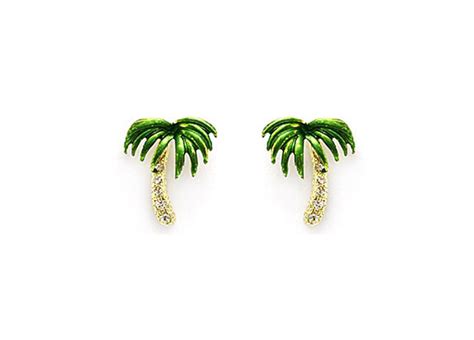 large palm tree earrings.